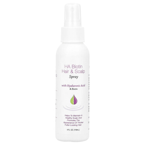 Hyalogic, Spray per Capelli e Scalp con HA e Biotina, 4 fl oz (118 ml)