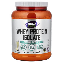 NOW Foods, Sports, Whey Protein Isolate, Creamy Vanilla, 1,8 lbs (816 g)