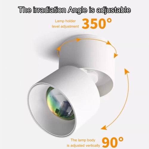 Foco LED empotrable regulable con efecto atardecer, 10 W. 2