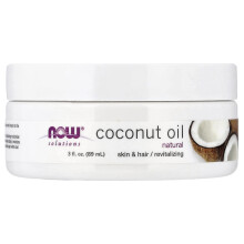 NOW Foods, Solutions, Kokosolja, Naturlig,  3 fl oz (89 ml)