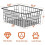 Utility Wire Basket Organizer Sort Stål6Pk 3