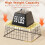 Utility Wire Basket Organizer Sort Stål6Pk 6