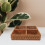 Livingroom Decor Rectangular Basket Divided Wicker Storage Shelf Fruit Serving Box Pp 6