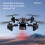 Πτυσσόμενο FPV Drone με διπλές κάμερες HD 1080P, αυτόματη αποφυγή εμποδίων και φώτα LED για 6