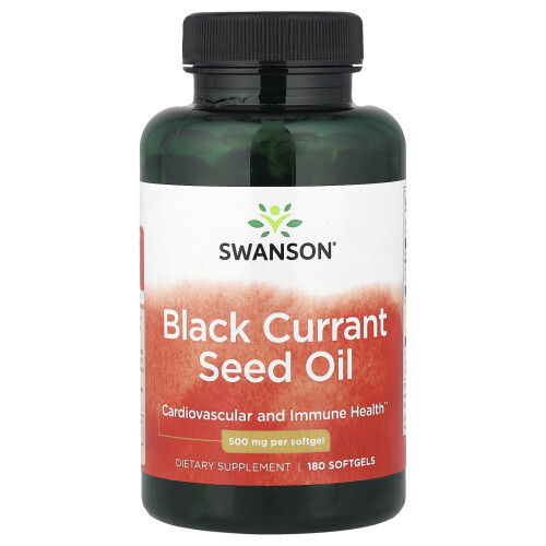 Swanson, Μαύρη Σπόρος Σιτάρι Ολίας, 500 mg, 180 Softgels