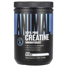 Animal, Mikronisiertes Creatin, Monohydrat-Pulver, Unflaviert, 1,1 lb (500 g)