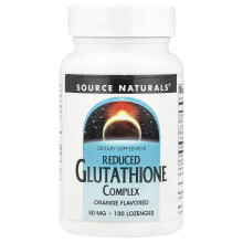 Source Naturals, Complesso di glutammina ridotta, Arancia, 100 Lozenges