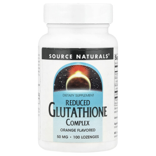 Complexo de Glutatión Reduzido Source Naturals, Laranja, 100 Lozenges