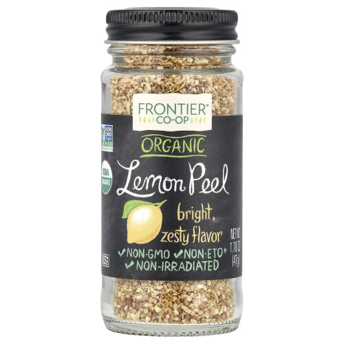 Frontier Co-op, Organic Lemon Peel, 1,7 oz (47 g)