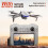 Drone 2.4G με διπλή κάμερα 1080P και οθόνη 4,3 ιντσών, τηλεχειριστήριο τετρακόπτερο χωρίς 2