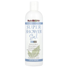 NutriBiotic, Super Douchegel, Zonder Zeep, Geen Geur, 12 fl oz (355 ml)