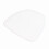 Capas de almofada para cadeira Chiavari em elastano branco BalsaCircle (5 unidades) 2