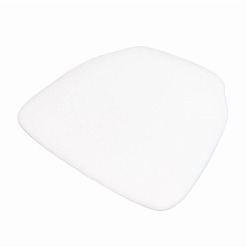 Capas de almofada para cadeira Chiavari em elastano branco BalsaCircle (5 unidades) 1