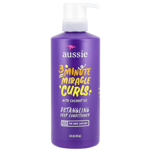 Aussie Aussie, 3 Λεπτά Θαύμα Κύρτες, Βάθος Κατάρτισης, Με Κοκός & Αυστραλιανό Ιωμπά, 16 fl oz (475 ml)
