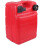 Bärbar utombordsbränsletank 34Gal röd plast 2