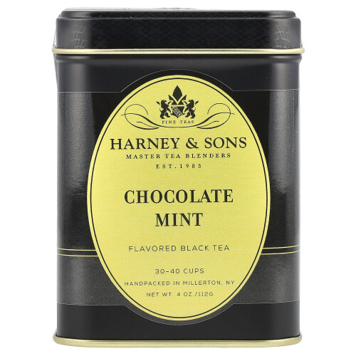 Harney & Sons, Sort Te, Chocolate Mint, 4 oz (112 g)