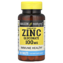 Mason Natural, Zink, 100 mg, 100 Tablets