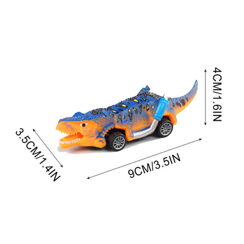 6er-Pack Dinosaurier-Rückziehautos für Kinder 1