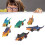 6er-Pack Dinosaurier-Rückziehautos für Kinder 5