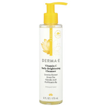 DERMA E, Limpeza Diária de Vitamina C para Aclarar a Pele, 6 fl oz (175 ml)
