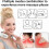 Massageador de pescoço Vitality Magic Pro 2.0 com 4 cabeças e 6 modos. 4