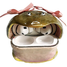 Frog Case, Handmade Ugly Frog Earphone Protector Case, Creativity Anti Drop Scratch Cases, Fun Gift ,for 3
