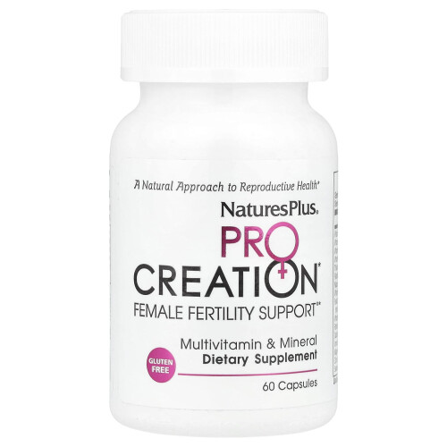 NaturesPlus, ProCreation, Wspomaganie Plodności Kobiecej, 60 Capsules