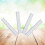Measuring Tools Dual Side Measuring Ruler Plastic 4Pcs White 4