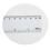 Measuring Tools Dual Side Measuring Ruler Plastic 4Pcs White 2