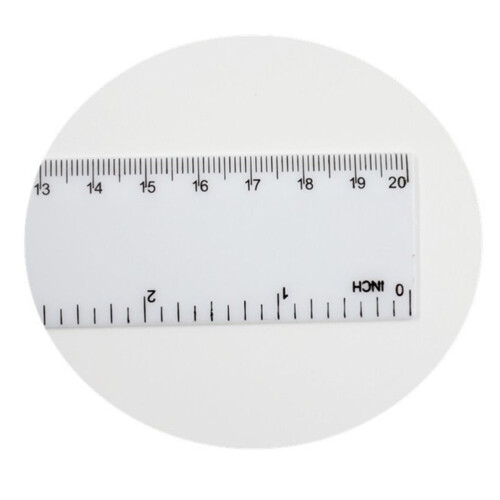 Measuring Tools Dual Side Measuring Ruler Plastic 4Pcs White 1