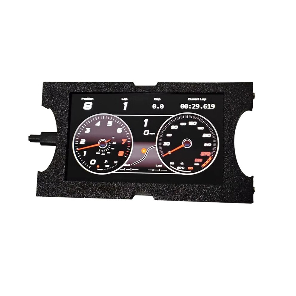 Photos - Other for Computer Simracing Game Multifunctional Dashboard 5-Inch OLED Screen Display Meters PC for FANATEC for Simagic for