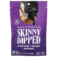 SkinnyDipped, Skinny Dipped Amandelen, Super Donker + Zeezout, 3,5 oz (99 g)
