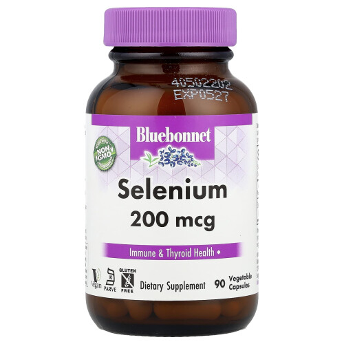 Bluebonnet Nutrition, Selenium, 200 mcg, 90 Capsule de Plante