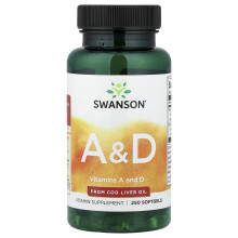 Swanson, Βιταμίνες A και D, 250 Μυτερά
