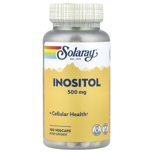 Solaray, Inostitol, 500 mg, 100 VegCaps