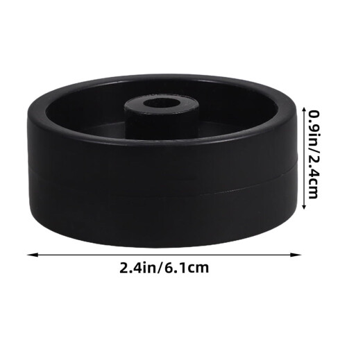 Black Plastic Wheels for Gas Patio Heater 61mm 1
