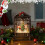 Globo de Neve Musical Iluminado com Boneco de Neve e Árvore de Natal, Glitter Giratório – Decoração e Presente de Natal – Compatível com 6