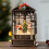Globo de Neve Musical Iluminado com Boneco de Neve e Árvore de Natal, Glitter Giratório – Decoração e Presente de Natal – Compatível com 7