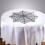 Svart rund spetsduk, 76 cm polyester 4
