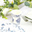 BalsaCircle 24 τεμάχια λευκά χάρτινα ποτήρια 9oz σε μπλε ρουά με χρυσό χείλος – Συμβατά 4