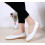 Γυναικεία Δερμάτινα Παπούτσια Loafers Μονόχρωμα Slip-on Flat Παπούτσια Άνετα Casual Φλατ για 3