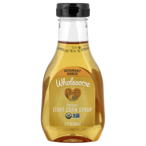 Wholesome Sweeteners, Οργανική Λιγότερη Κορν Σιρόπ, 7.7 fl oz (228 g)