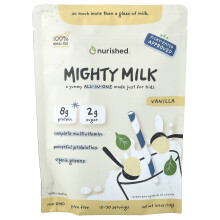 Nurished, Mighty Milk, Vanília, 10 oz (283 g)
