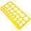 4pcs Drawing Template Ruler Geometric Circle Drawings Templates for Architecture Engineering Projects DIY Art and Technical Drawing 7