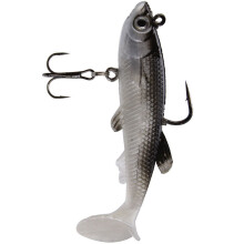 3 pezzi di esche morbide da pesca, Jig - Modello realistico, flessibile, con corpo aerodinamico per lago e mare
