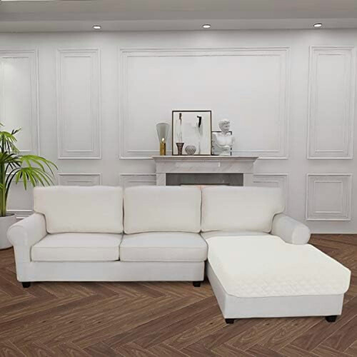 Ecksofa-Überzug für Hunde, L-förmig, wendbar, 42 x 68 1