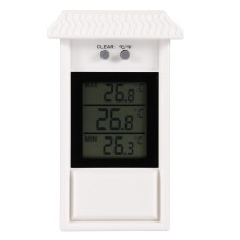 High Accuracy Min Max Thermometer Ideal for Greenhouse Temperature Monitoring with Digital Display