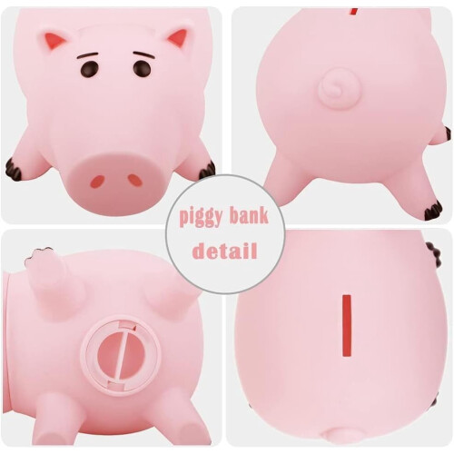 Spaarpot Roze Plastic Muntenspaarpot 1 stuk 1