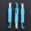 needle threader stitch 3pcs Sewing Needle Inserter Needle Threading Tool for Sewing Machine (Blue) 7