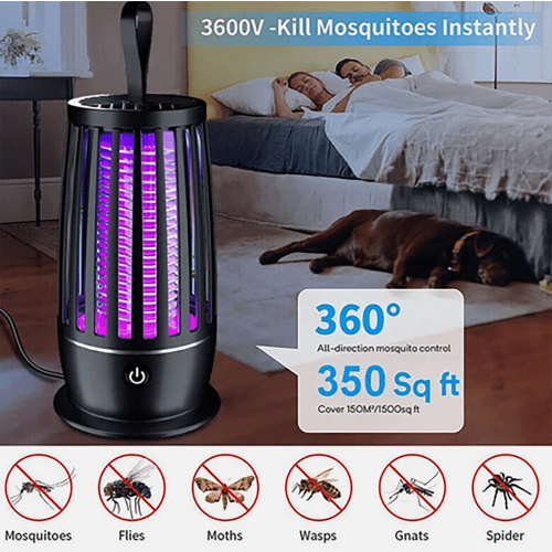 Ηλεκτρικό Εντομοκτόνο Zapper με Φως LED για Παγίδες Μυγών, Εντομοπαγίδα για 1